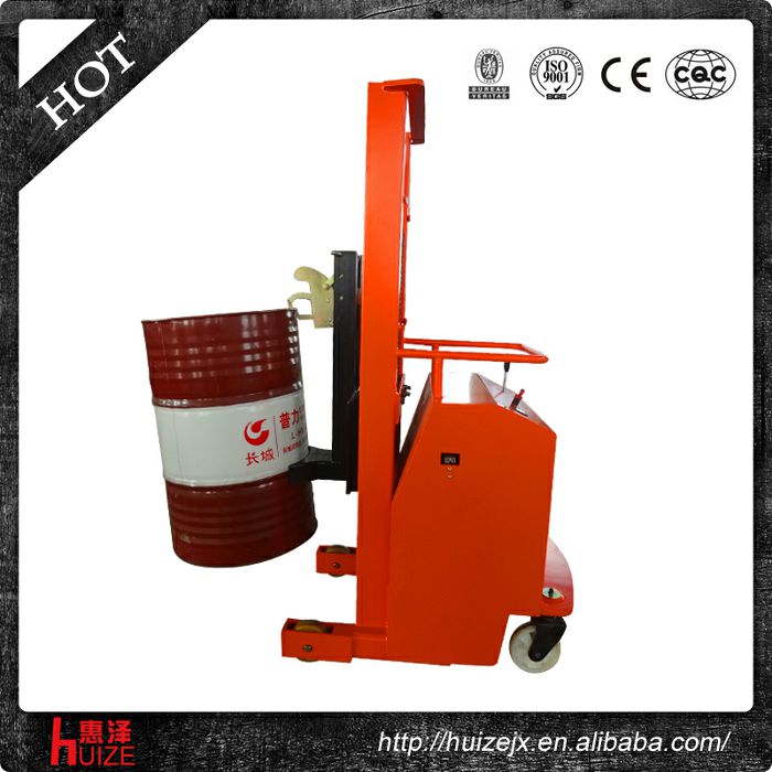 半電動(dòng)配重油桶車（無(wú)底腿，只堆垛，不翻轉(zhuǎn)）