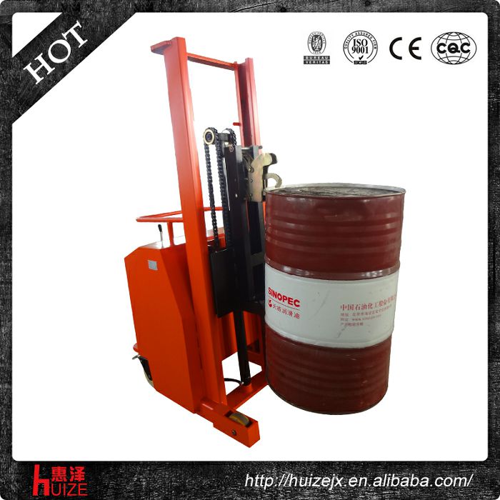 半電動配重油桶車（無底腿,只堆垛，不翻轉(zhuǎn)）